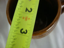 Load image into Gallery viewer, Vintage Unmarked McCoy Brown Barrel Pitcher with 4 Mugs Set
