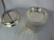 Load image into Gallery viewer, Vintage FB Rogers Silverplate on Copper 7311 Divided Dish with Dome Lid
