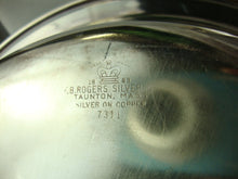 Load image into Gallery viewer, Vintage FB Rogers Silverplate on Copper 7311 Divided Dish with Dome Lid
