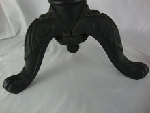 Load image into Gallery viewer, Antique Round Piano Organ Stool Adjustable Swivel Three Cast Iron Legs
