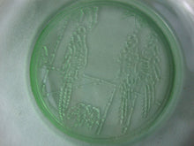 Load image into Gallery viewer, Vintage Federal Glass Parrot Uranium Depression Glass Covered Butter Dish
