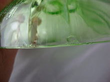 Load image into Gallery viewer, Vintage Federal Glass Parrot Uranium Depression Glass Covered Butter Dish
