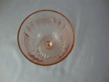 Load image into Gallery viewer, Vintage Anchor Hocking Pink Glass Mayfair Pattern Footed Water Goblet Glass
