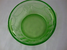 Load image into Gallery viewer, Vintage Anchor Hocking Cameo Ballerina Vaseline Glass Ice Tub Bowl
