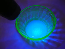 Load image into Gallery viewer, Vintage Anchor Hocking Cameo Ballerina Vaseline Glass Ice Tub Bowl
