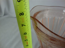 Load image into Gallery viewer, Vintage Jeanette Glass Adam Pink Depression Glass Beverage Pitcher

