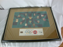 Load image into Gallery viewer, 1996 Coca Cola Olympics Piggy Wiggly 246/600 Commemorative Pin Set Framed
