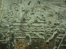 Load image into Gallery viewer, Vintage Brass Repousse English Pub Scene Kindling Storage Box Hinged Lid
