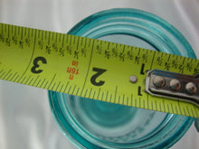 Load image into Gallery viewer, Antique Ball Perfect Mason Aqua Glass Jar with Offset Printing Error No Lid
