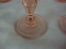 Load image into Gallery viewer, Vintage Cristal D'Arques Pink Rosaline Swirl Champagne Flute Set of 6
