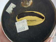 Load image into Gallery viewer, Vintage Egypt Etched Metal Geometric and Figures Vase
