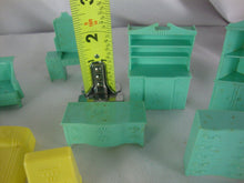 Load image into Gallery viewer, 1950's Plastic Dollhouse Miniature Furniture 26 Piece Lot
