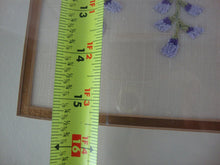 Load image into Gallery viewer, Vintage Embroidered Butterflies in Purple Wisteria Framed Artwork
