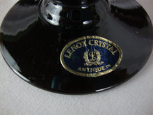 Load image into Gallery viewer, Vintage Lenox Crystal Antique Brown Footed Glasses Set of 4
