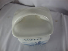 Load image into Gallery viewer, Vintage Czech Ceramic Delft Coffee Canister with Lid
