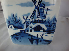 Load image into Gallery viewer, Vintage Czech Ceramic Delft Coffee Canister with Lid
