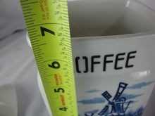 Load image into Gallery viewer, Vintage Czech Ceramic Delft Coffee Canister with Lid

