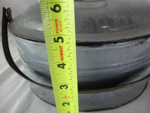 Load image into Gallery viewer, Vintage Agate Ware Nickel Steel Lunchbox with Swing Handle
