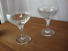 Load image into Gallery viewer, Vintage Atlantis Setubal Cut Crystal Champagne Glasses Set of 2
