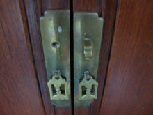 Load image into Gallery viewer, Vintage Asian Style Dark Wood Console TV Stand Table
