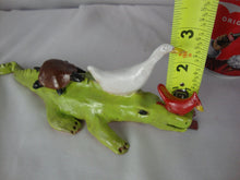 Load image into Gallery viewer, Lynn Bailey Folk Art Pottery Alligator Turtle Duck Carnival Animal Stack
