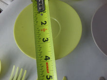 Load image into Gallery viewer, Vintage Gothamware USA Plastic Kids Toy Utensil Teacup Saucer Set
