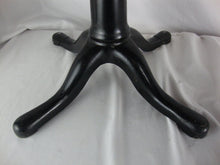 Load image into Gallery viewer, Antique Adjustable Height Medical Stool Cast Iron Base Leather Round Seat
