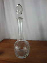 Load image into Gallery viewer, Vintage Princess House Heritage Etched Glass Carafe Decanter with Glass Stopper
