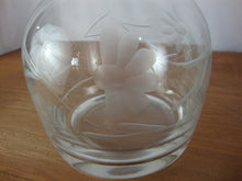 Load image into Gallery viewer, Vintage Princess House Heritage Etched Glass Carafe Decanter with Glass Stopper
