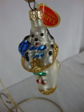 Load image into Gallery viewer, Vintage Taron Collection Poland Dog in Stocking Mercury Glass Christmas Ornament
