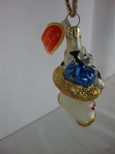 Load image into Gallery viewer, Vintage Taron Collection Poland Dog in Stocking Mercury Glass Christmas Ornament
