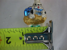 Load image into Gallery viewer, Vintage Taron Collection Poland Dog in Stocking Mercury Glass Christmas Ornament
