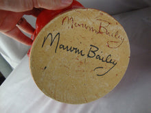 Load image into Gallery viewer, Marvin Bailey SC Folk Art Potter Red Tan Devil Double Stack Pottery Jug 17" Tall
