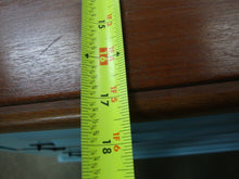 Load image into Gallery viewer, Vintage Sky Blue Painted 7 Drawer Bun Foot Dresser
