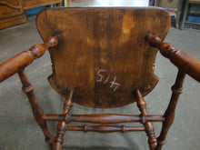 Load image into Gallery viewer, Vintage European Continuous Arm Windsor Dining Chair

