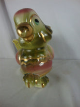 Load image into Gallery viewer, Vintage Hull USA Ceramic Parrot with Cart Small Indoor Planter
