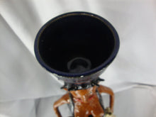 Load image into Gallery viewer, Marvin Bailey SC Potter Signed Folk Art Pottery Dark Woman in Dress with Two Face Jugs in Hands Jug
