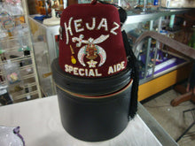 Load image into Gallery viewer, Vintge Hejaz Special Aide Fex with Jewels and Pins and Hat Box
