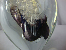 Load image into Gallery viewer, 1996 Robert Eickholt Signed Art Glass Egg Bubble Chaos Paperweight
