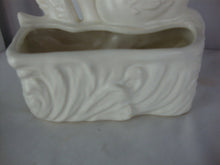 Load image into Gallery viewer, Vintage Hull USA Cream Ceramic Double Swan Indoor Planter
