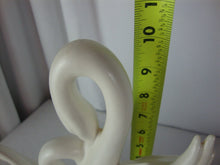 Load image into Gallery viewer, Vintage Hull USA Cream Ceramic Double Swan Indoor Planter
