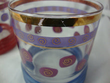 Load image into Gallery viewer, 1950s Sokura Sango by Sue Lipton Red Blue Rocks Glasses Set of Two

