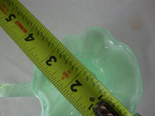 Load image into Gallery viewer, 2003 CC-467 Willow Green Opalescent Fenton Coin Dot Small Ewer Pitcher
