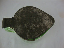 Load image into Gallery viewer, Vintage Vaseline Uranium Glass Syrup Dispenser with Metal Flip Lid
