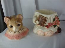 Load image into Gallery viewer, Vintage Wilton Ceramic Emily the Cat Cookie Jar
