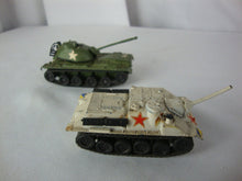 Load image into Gallery viewer, 1970's Zylmex Diecast Play Army Tanks T409 &amp; T412 Hong Kong

