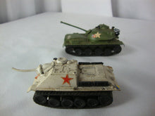 Load image into Gallery viewer, 1970's Zylmex Diecast Play Army Tanks T409 &amp; T412 Hong Kong
