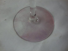 Load image into Gallery viewer, Vintage Pink Clear Crystal Water Goblet Glasses Set of 10
