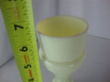 Load image into Gallery viewer, Vintage Custard Uranium Glass Trophy Cup Style Cup Vase
