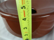Load image into Gallery viewer, Vintage Brown Enamel Spittoon with Removable Lid
